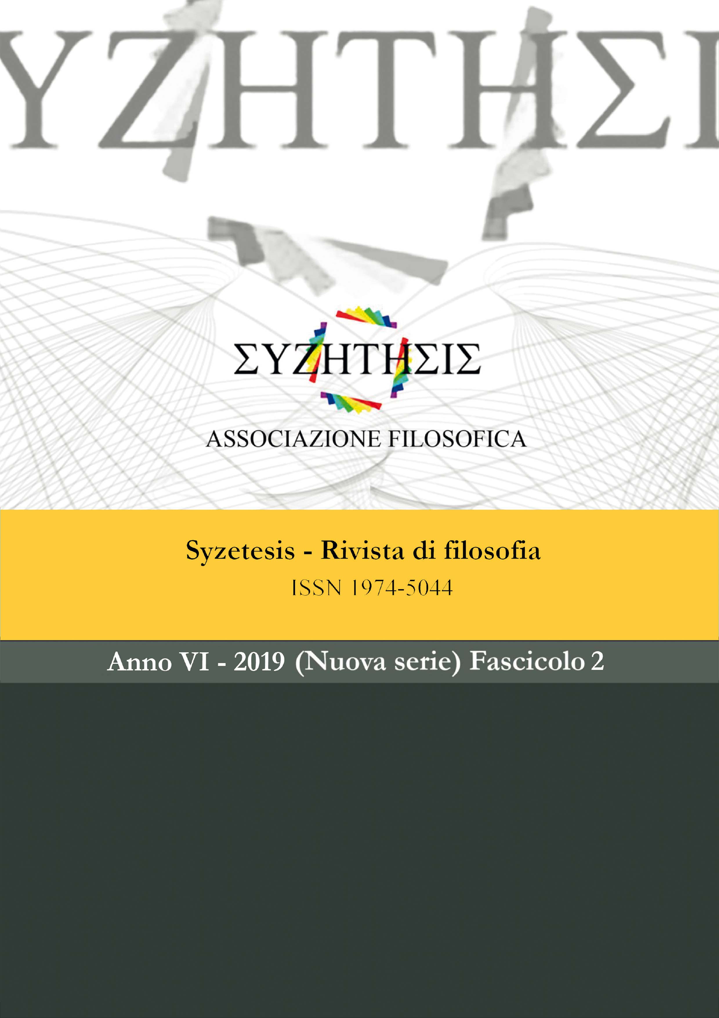 Syzetesis anno 6 2019 numero 2 BIG