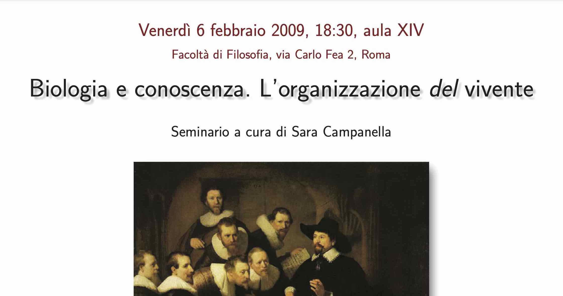 Biologia e conoscenza