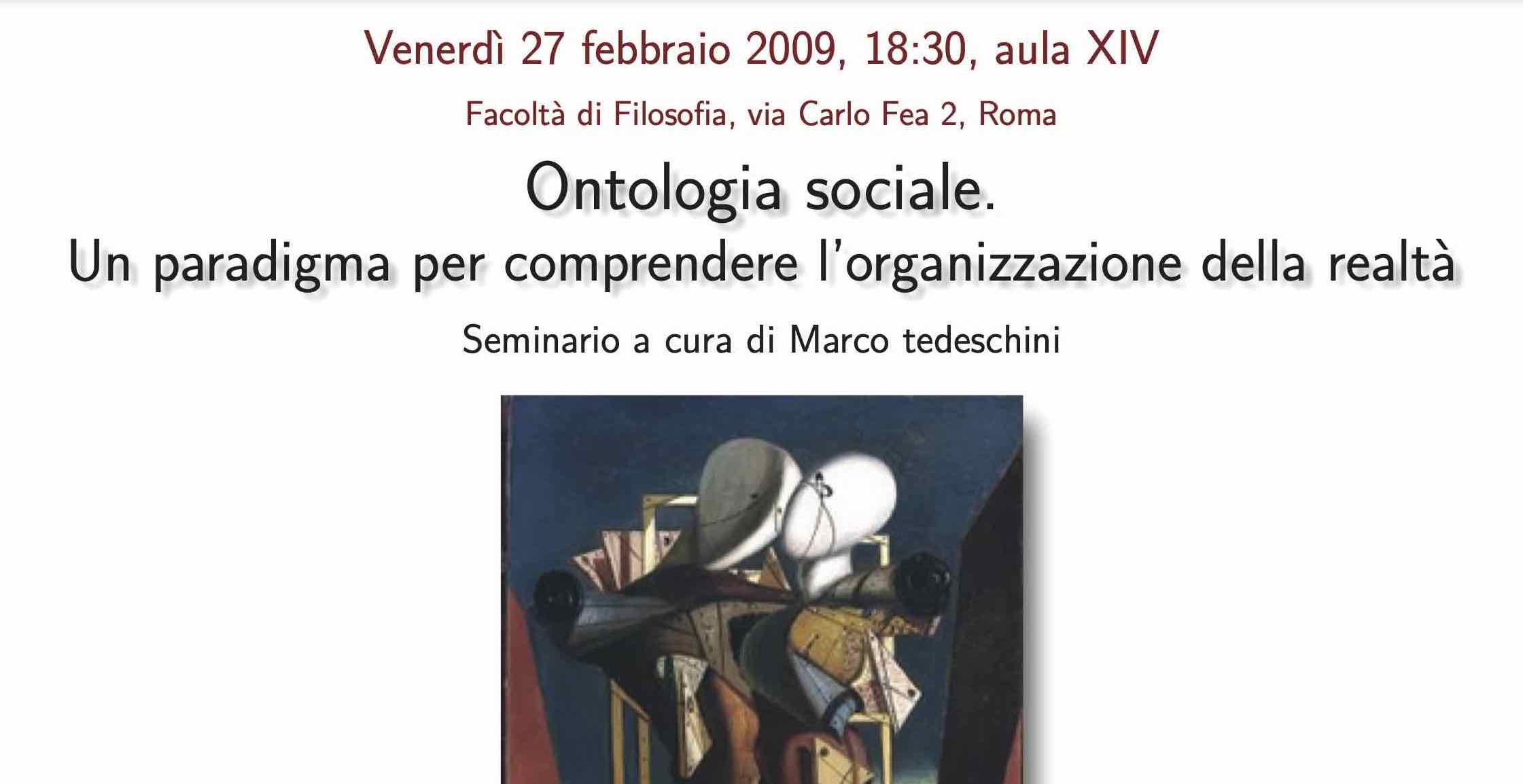 Ontologia sociale