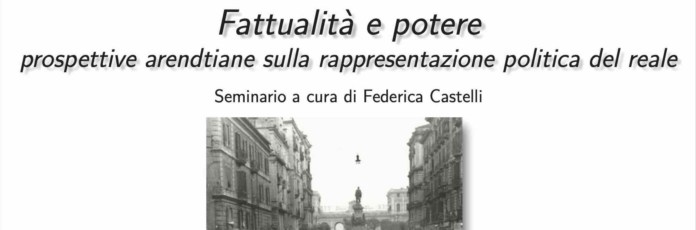 Fattualità e potere