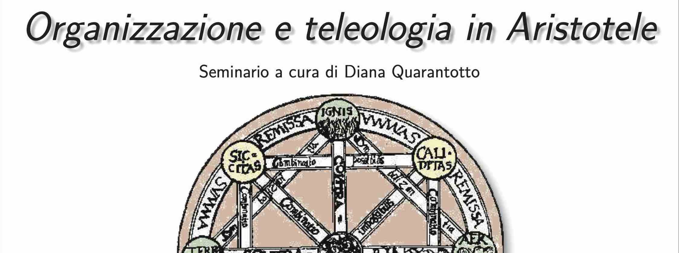 Organizzazione e teleologia in Aristotele