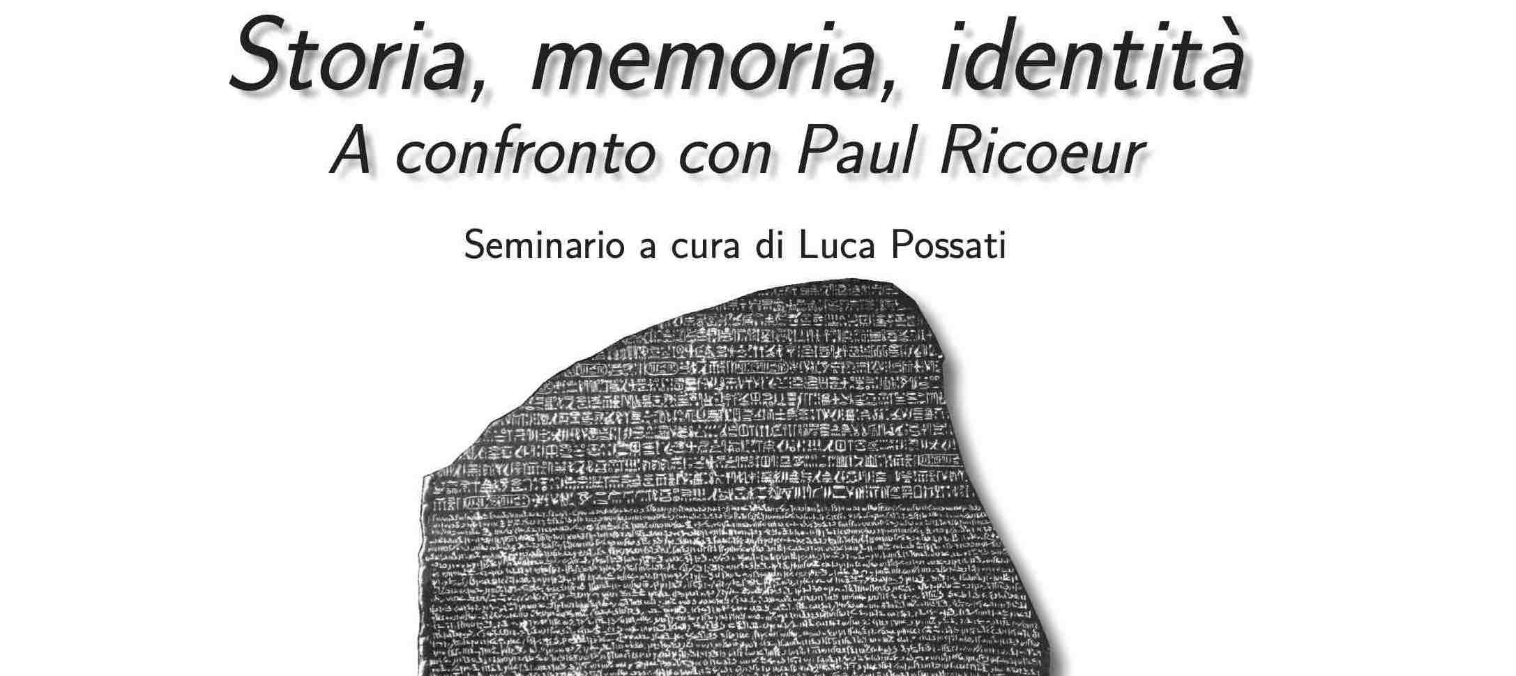 Storia, memoria, identità