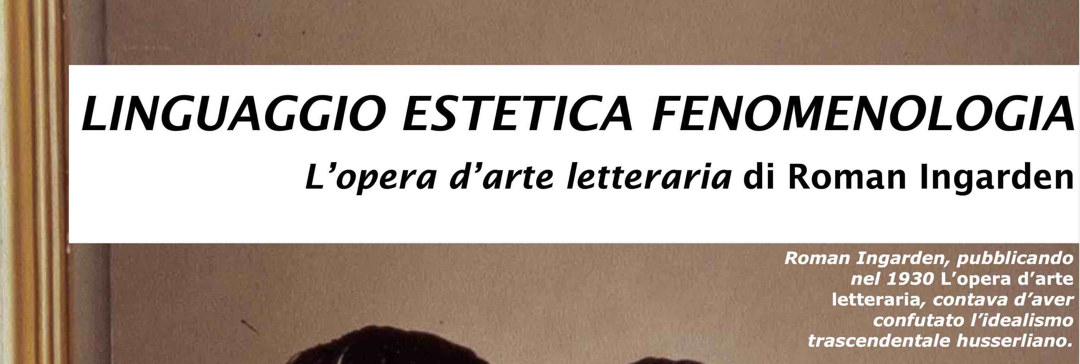 Linguaggio Estetica Fenomenologia