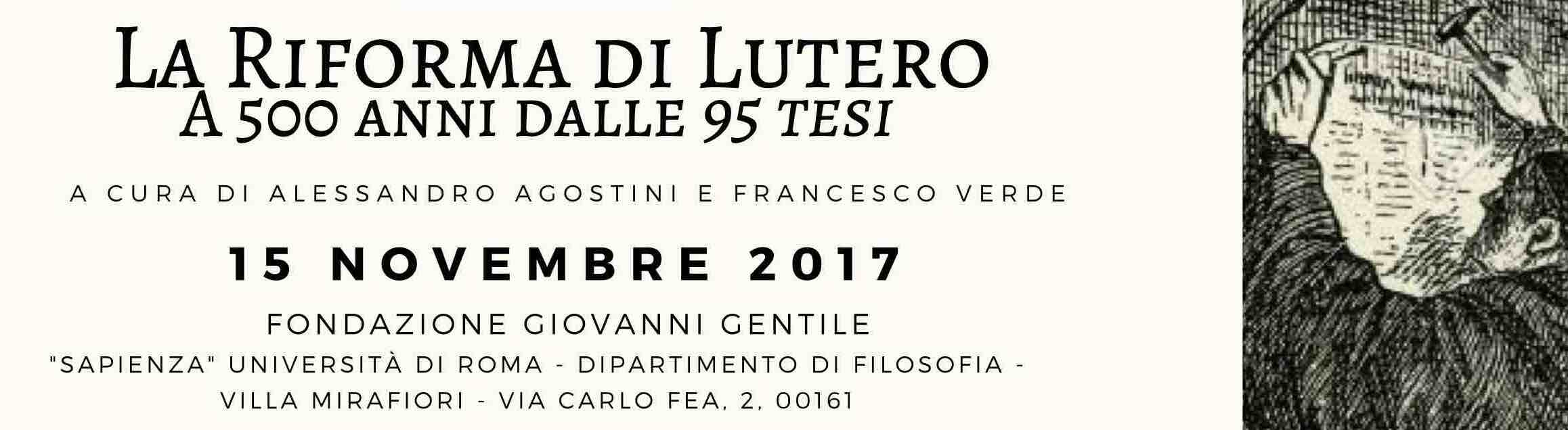 Lutero affigge le 95 tesi