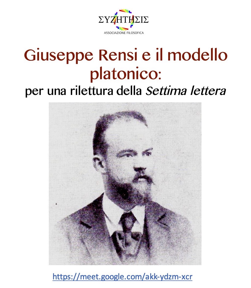 Giuseppe Rensi e il modello platonico