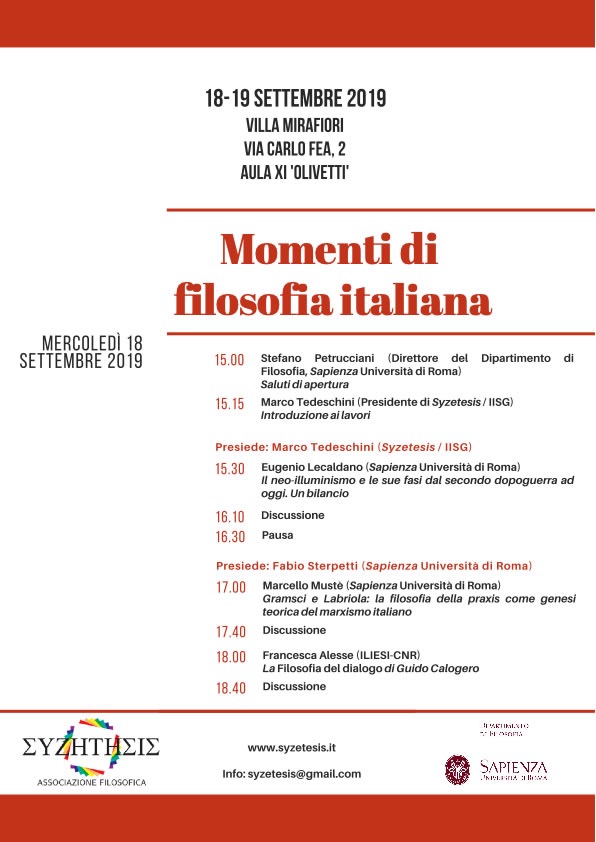Momenti di filosofia italiana